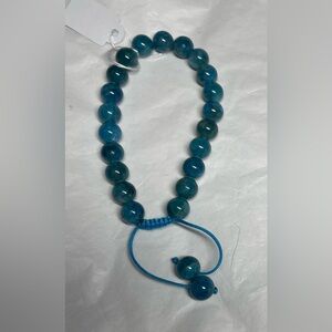 Apatite bead bracelet